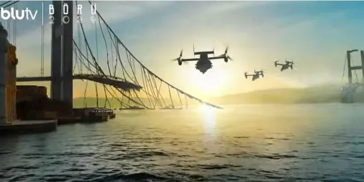 Börü 2039 fa sussultare il pubblico con la scena del crollo del ponte sul Bosforo!