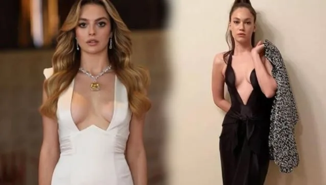 Tutti hanno parlato di Melis Sezen, ma Melisa Şenolsun è stata anche molto assertiva nel décolleté!