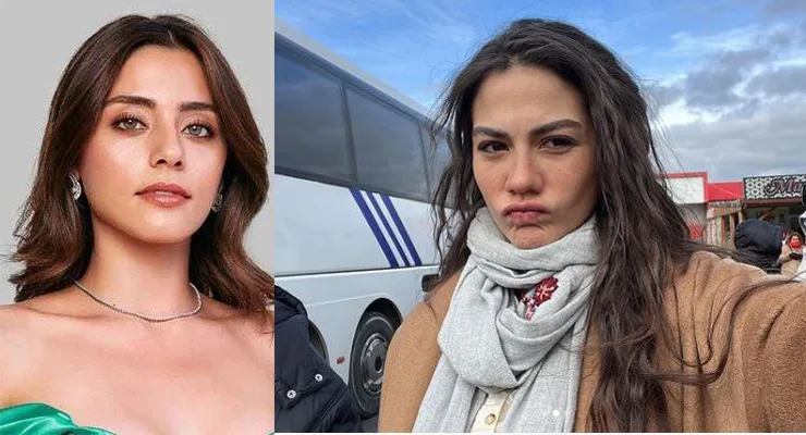 Né Sıla Türkoğlu né Demet Özdemir né Afra Saraçoğlu possono abbattere una giovane attrice dall’alto!
