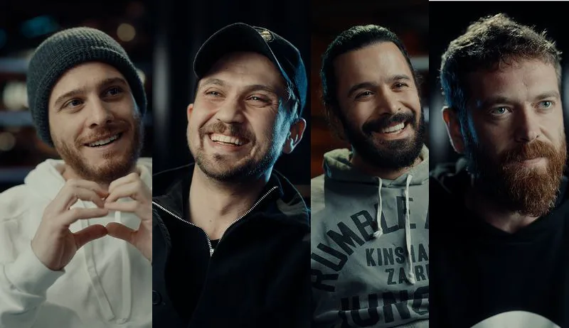 Aras Bulut İynemli, Barış Arduç, Engin Öztürk e Kerem Bürsin si sono incontrati nello stesso progetto!